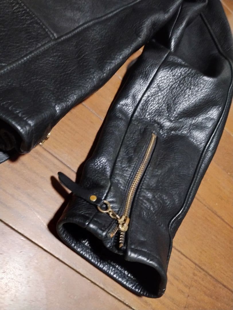 BEAMS PLUS 牛革シングルライダース L　USA製