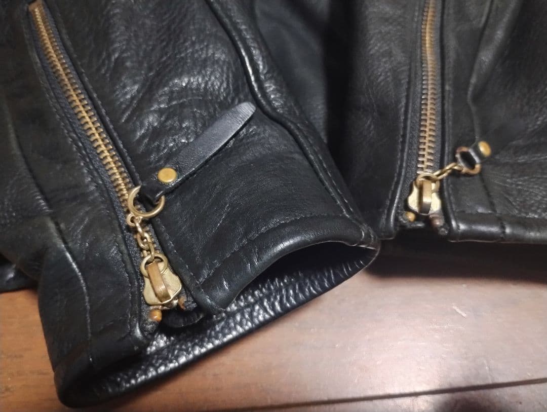 BEAMS PLUS 牛革シングルライダース L　USA製