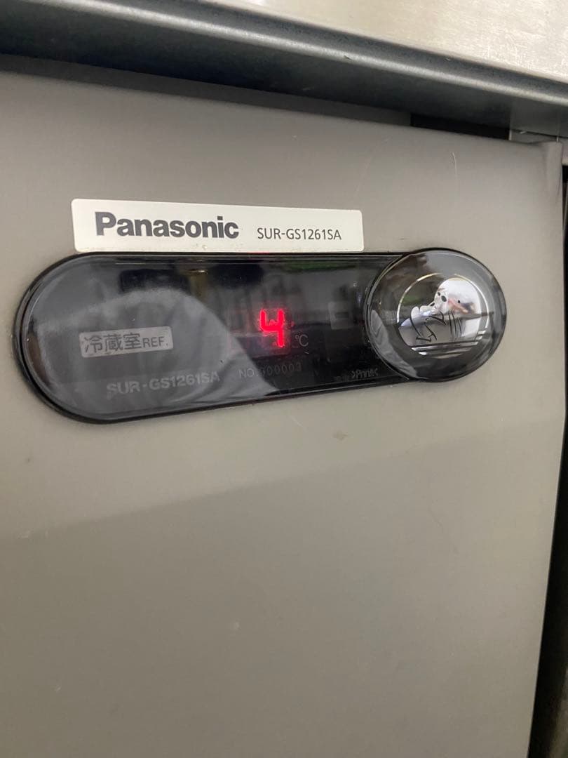 【よく冷えます！】Panasonic テーブル型冷蔵庫 SUR-GS1261SA
