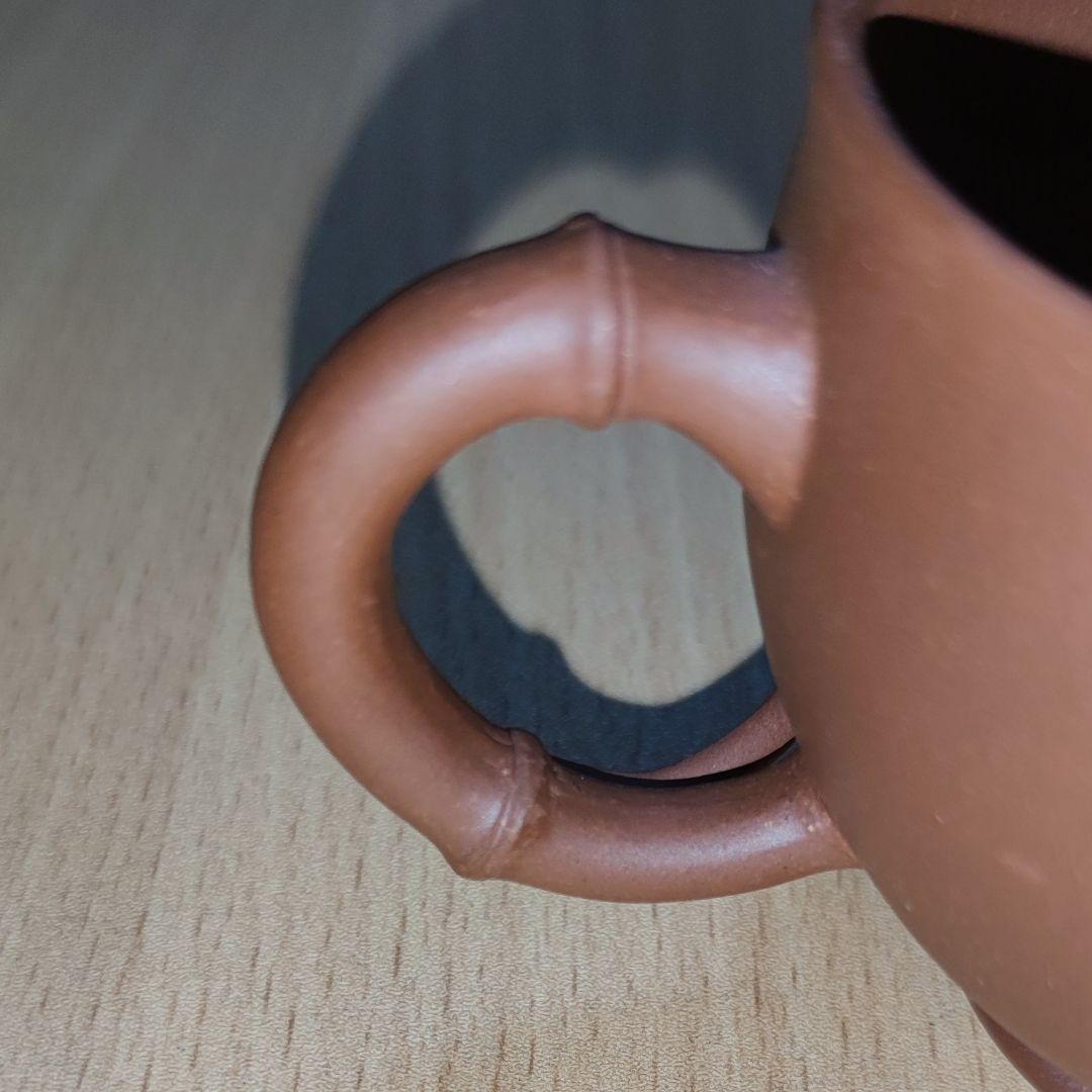 【新年特価10%OFF❤️】中国美術品 　中国宜興紫砂珈琲カップ 肉薄