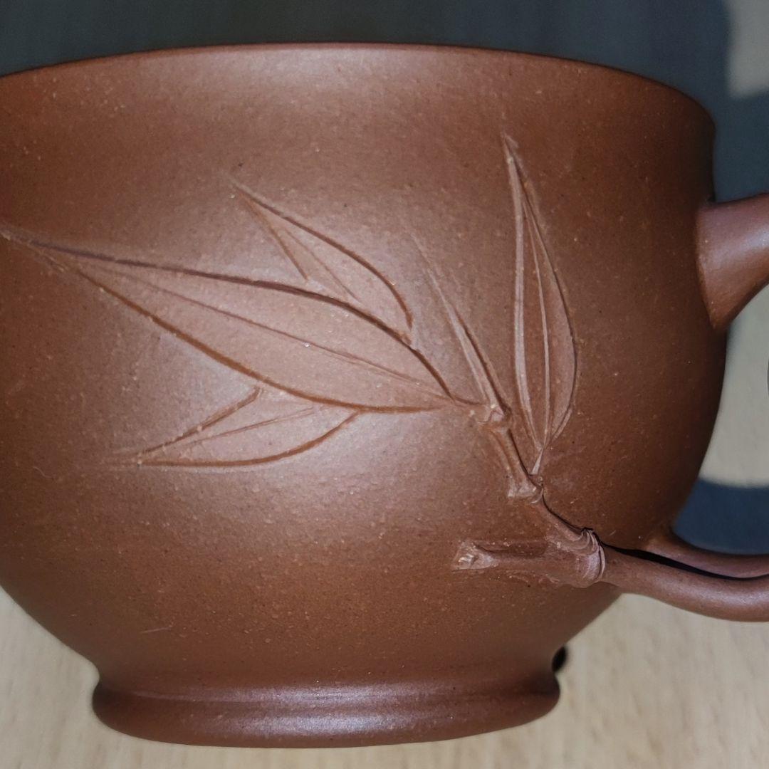 【新年特価10%OFF❤️】中国美術品 　中国宜興紫砂珈琲カップ 肉薄