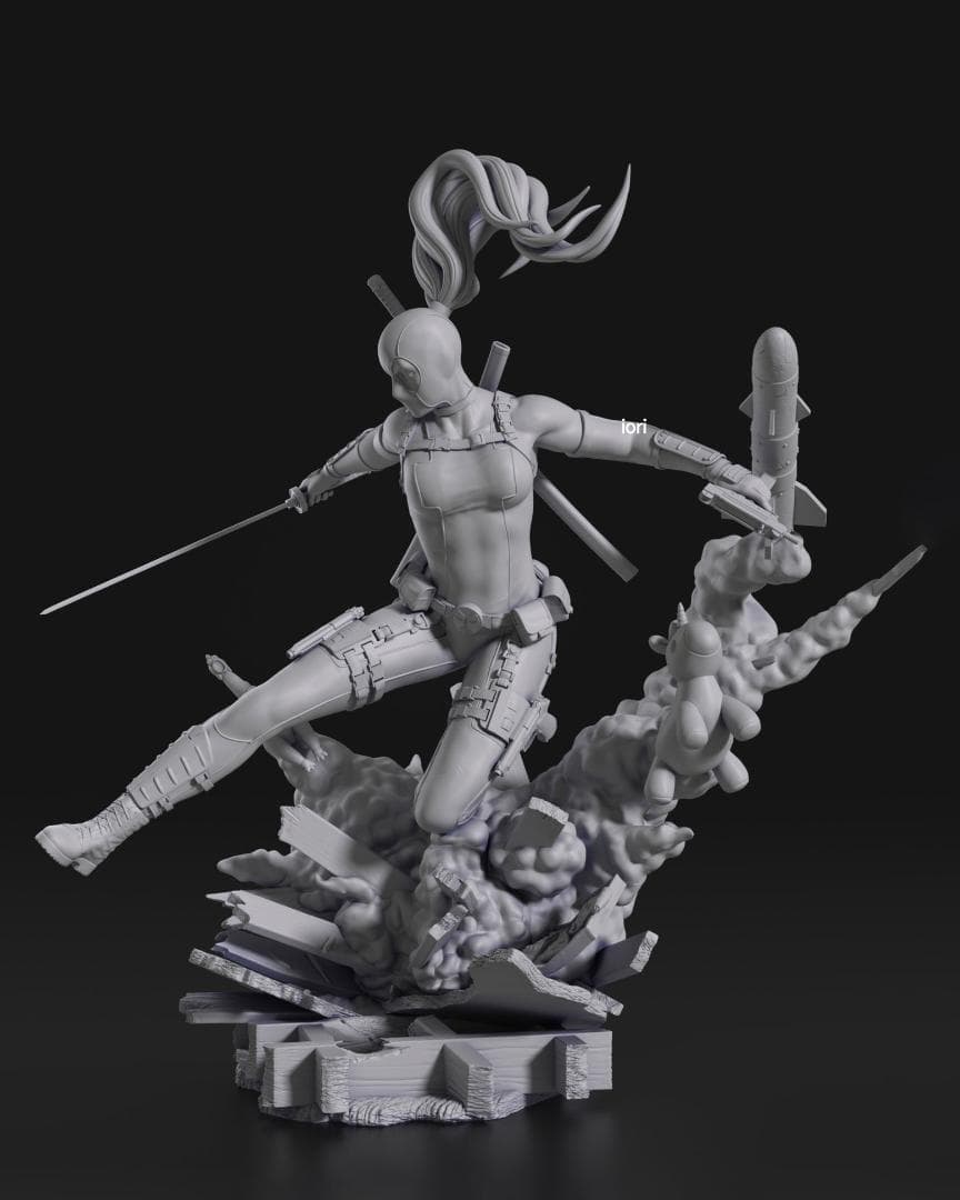 1/10　未塗装 未組立　フィギュア　ガレージキット 【 デッドプール 】