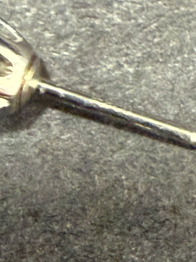 PT900 ダイヤ ピアス 0.142ct 1.0g