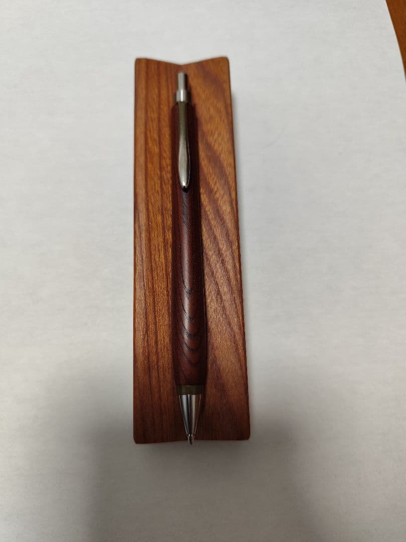 も*ご様 雷神欅 WoodpenCraft シャープペンシル