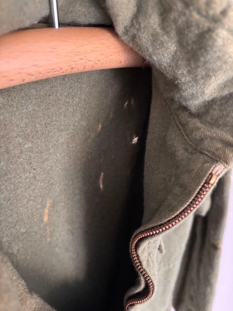 軍もの　ミリタリー　カバーオール　小さめ　つなぎ　フライトスーツ