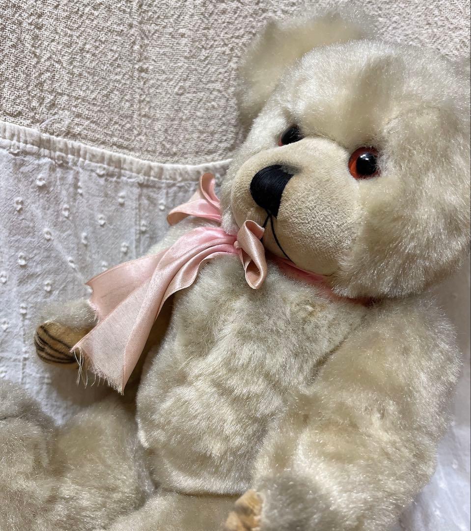 当時物　昭和レトロ　ぬいぐるみ　くま　テディベア　レトロ　人形　アンティーク