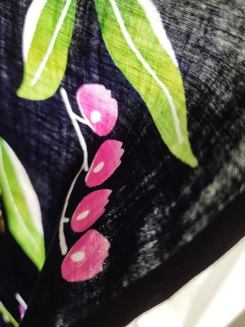 注染染め 手縫い 浴衣 すずらん 鈴蘭 低身長さん