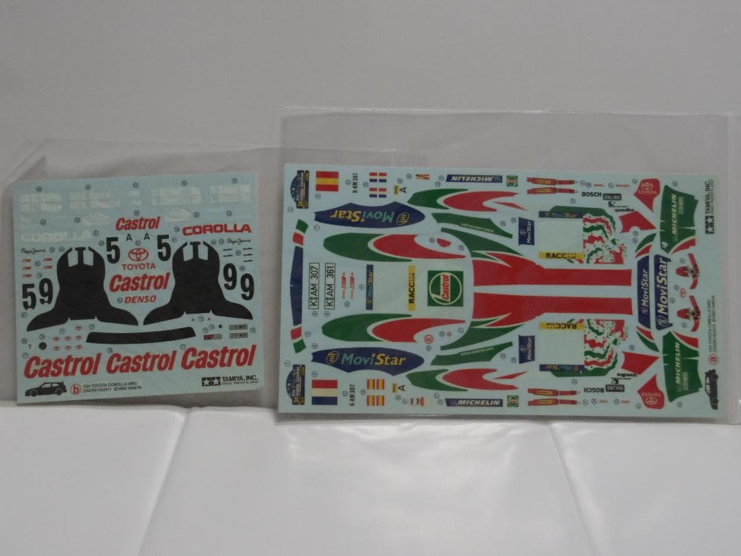 1/24 ラリーカープラモデル TOYOTA COROLLA & CELICA