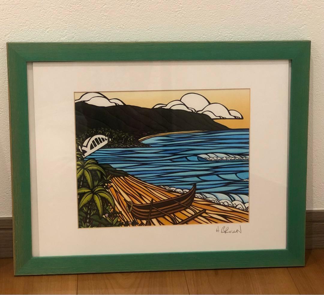 ヘザーブラウン 絵画 アート u-ske ポストカード 木製フレーム付き まとめ