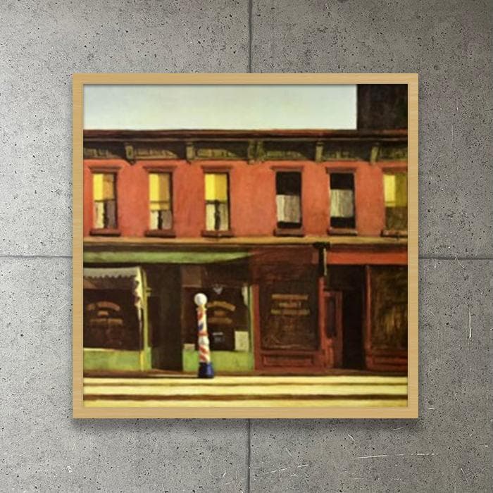 特別額装品/Early Sunday Morning/エドワードホッパー/アート