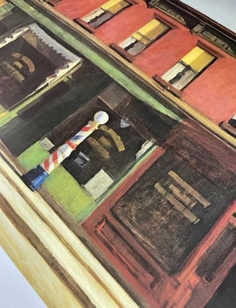 特別額装品/Early Sunday Morning/エドワードホッパー/アート