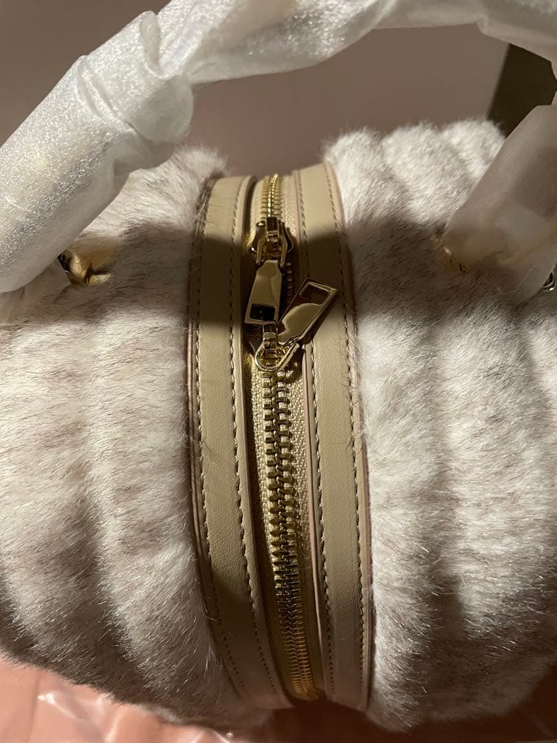 N*ン様 Bibiy B. FUR BOX BAG ベージュ