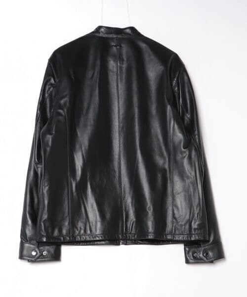 タグ付　マイケルコース　CLONAKライダースジャケット　ブラック黒　レザー本革