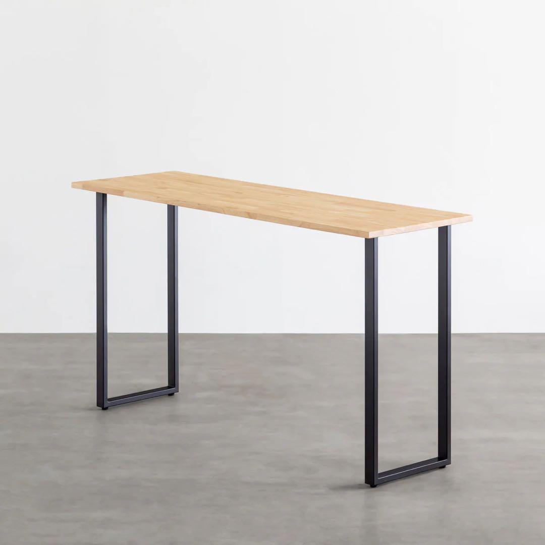 【美品&送料込み】KANADEMONO スタンディングデスク ラバーウッド