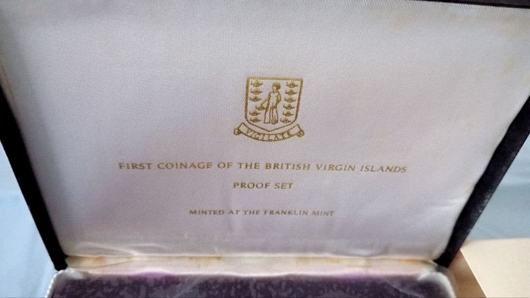 値下げ◎証明書付◎英領ヴァージン諸島 初公式貨幣◎新品未使用【送料込み】