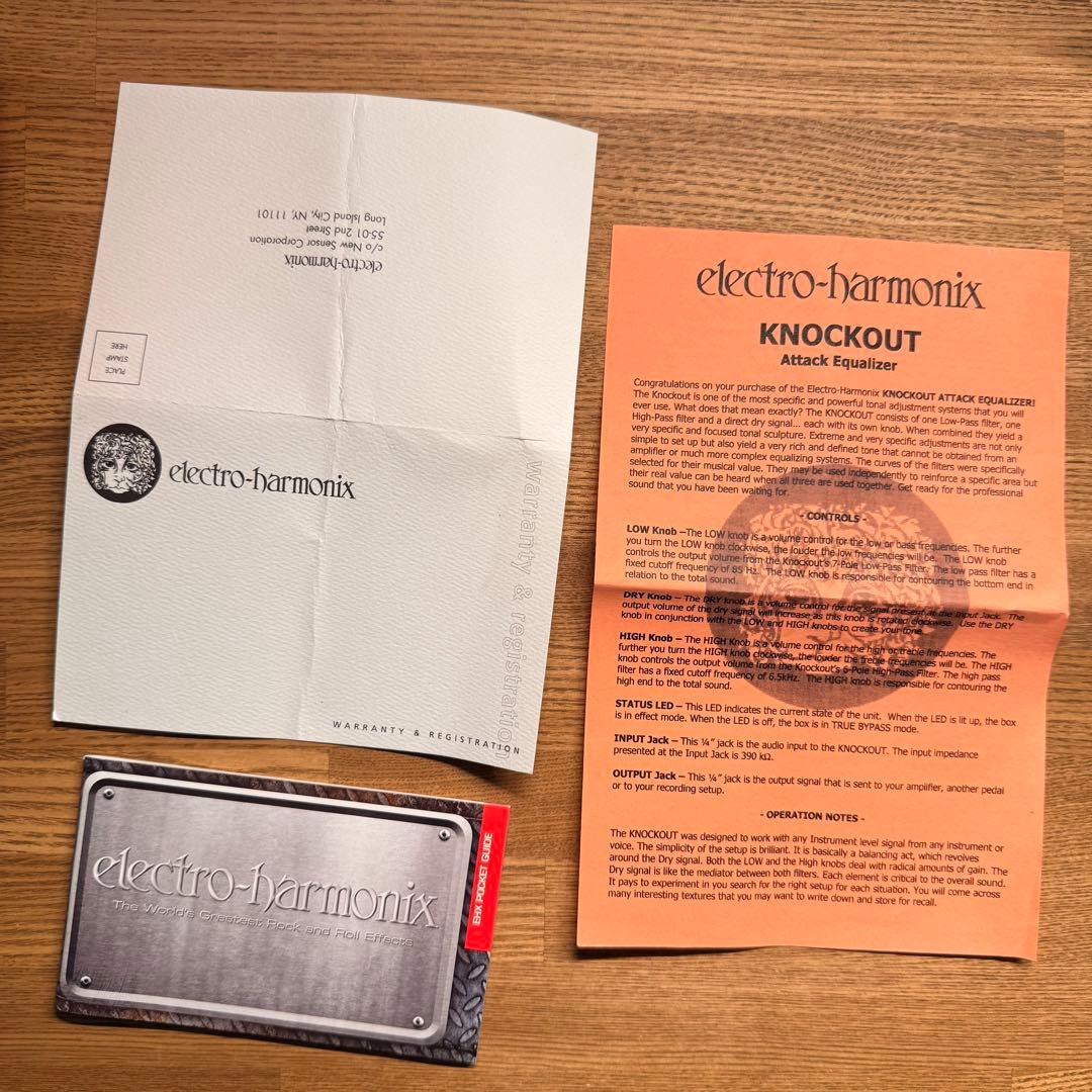 【生産終了品】electro-harmonix Knockout