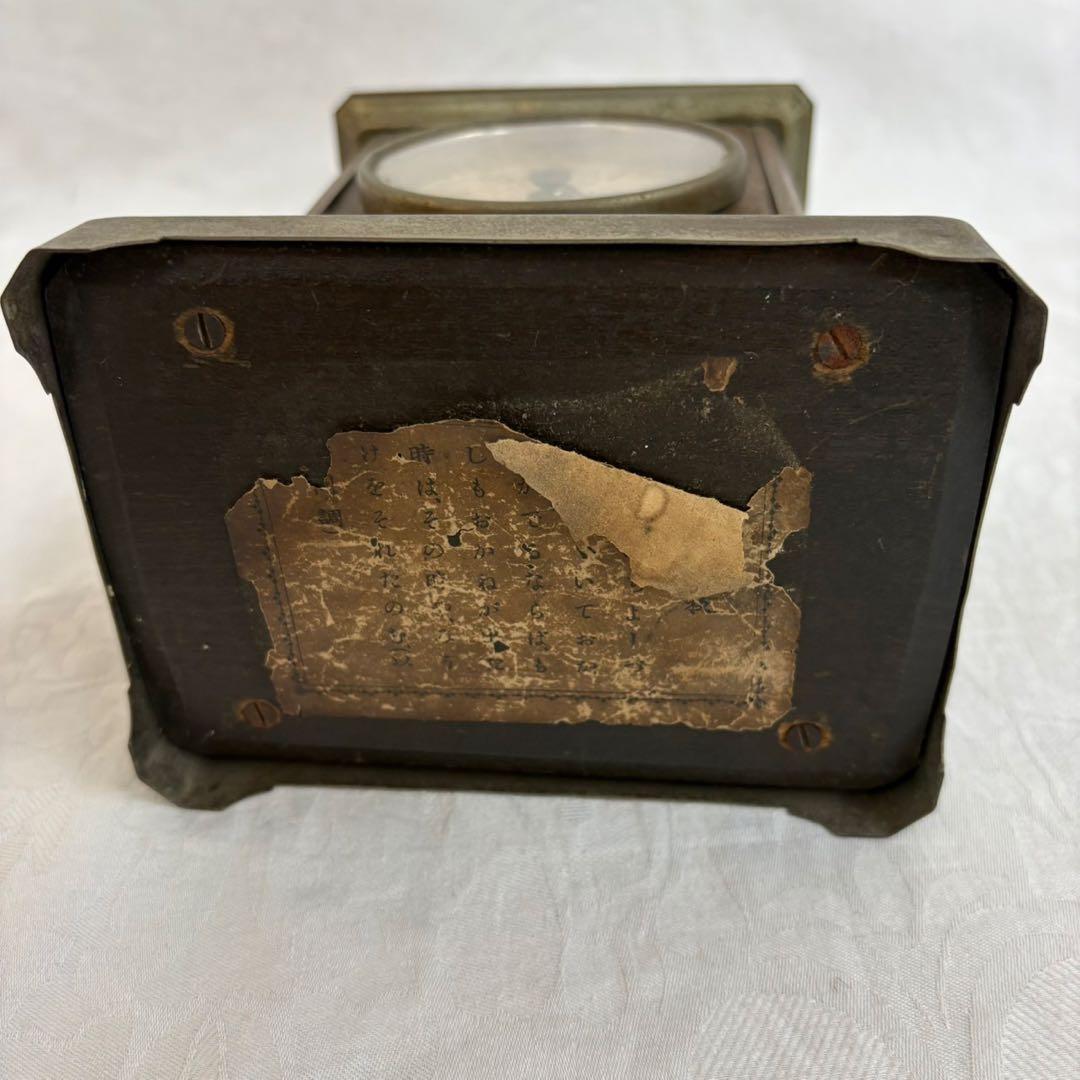 精工舎 SEIKO 置き時計 ゼンマイ 大正 アンティーク