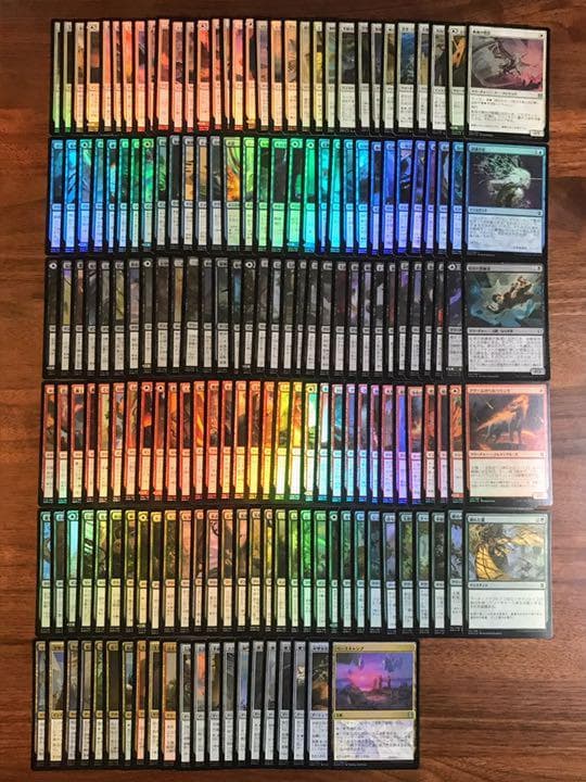 ゼンディカーの夜明け　日本語版FOILフルコンプリートセット