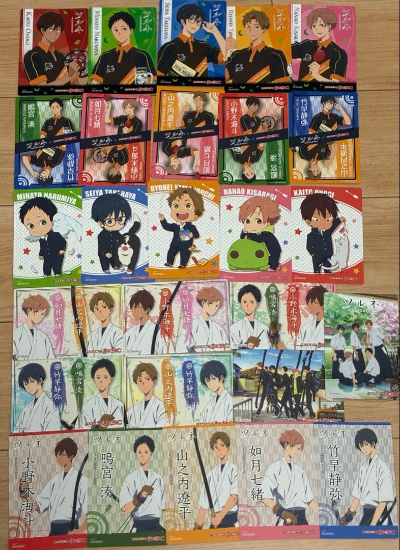 ツルネ　まねきねこ　コースター　第1弾　第2弾　コンプリートセット　全27枚