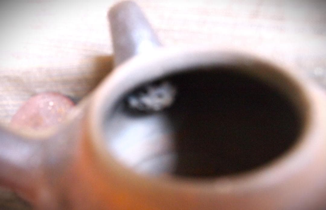 新品★竹内靖之【師：山本陶秀】★★備前(窯変）急須