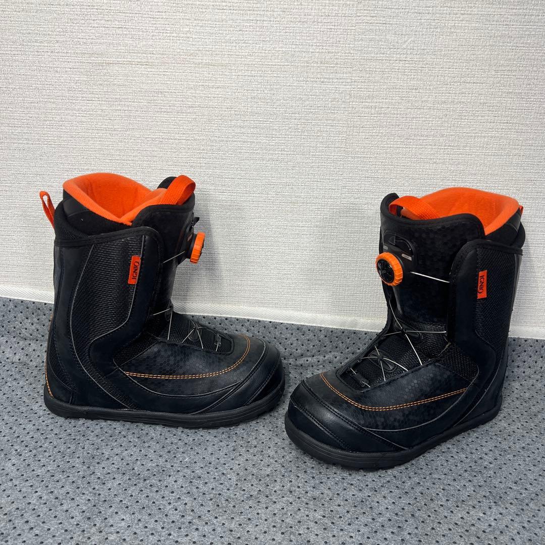 ５回使用 25cm IGNIO TGF ダイヤルブーツ スノーボード