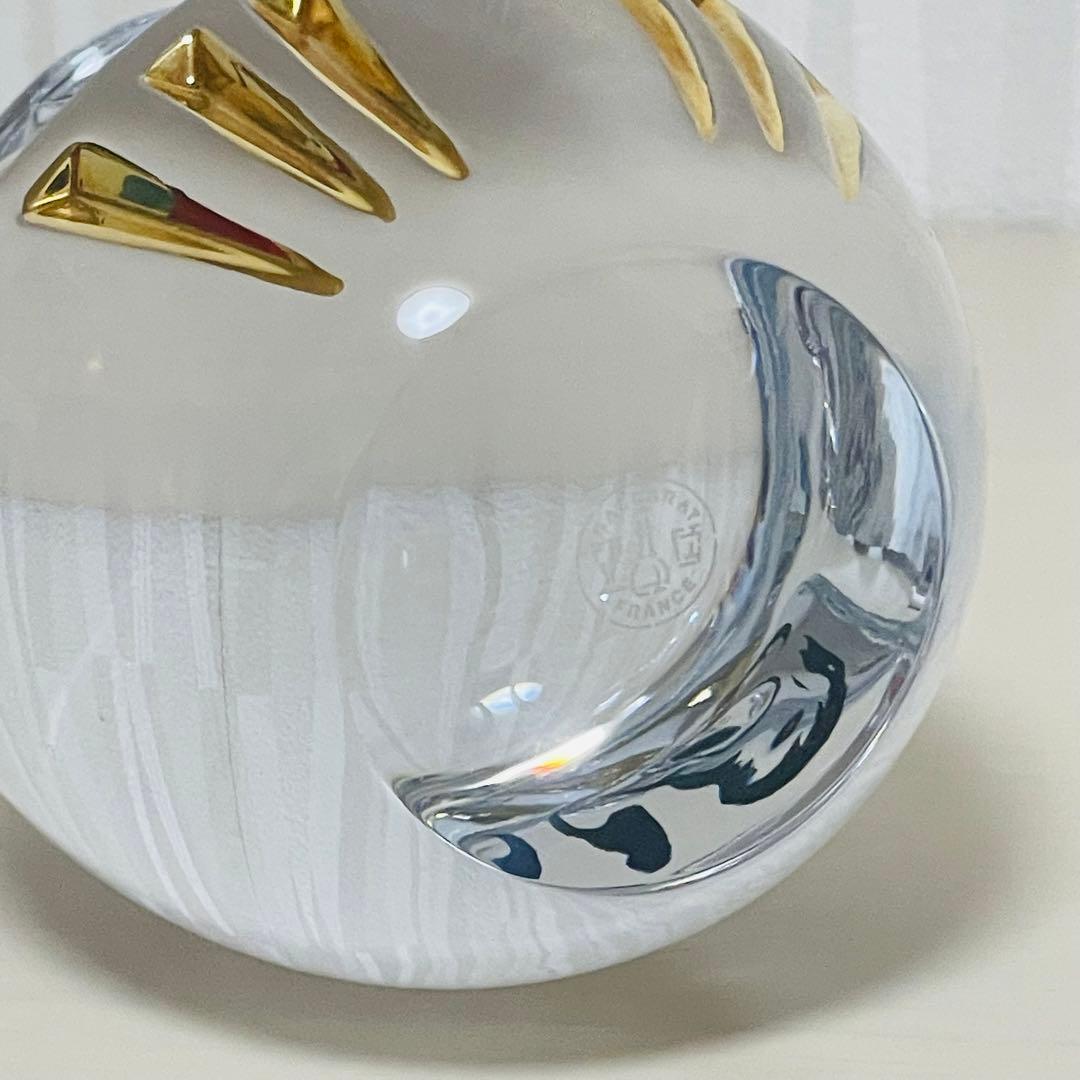 Baccarat バカラ クリスマス だるま 置物 オブジェ フィギュリン