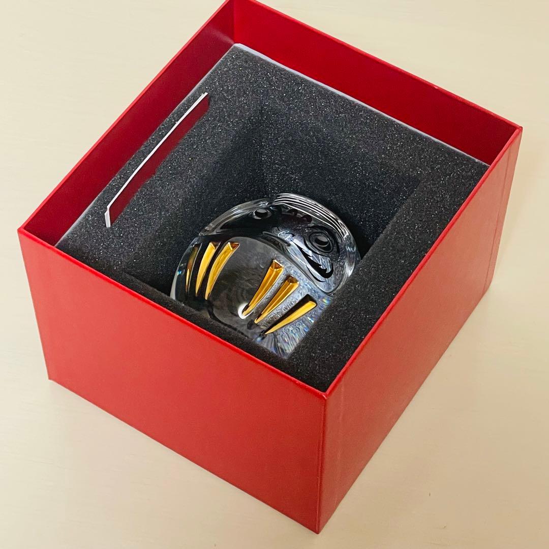 Baccarat バカラ クリスマス だるま 置物 オブジェ フィギュリン