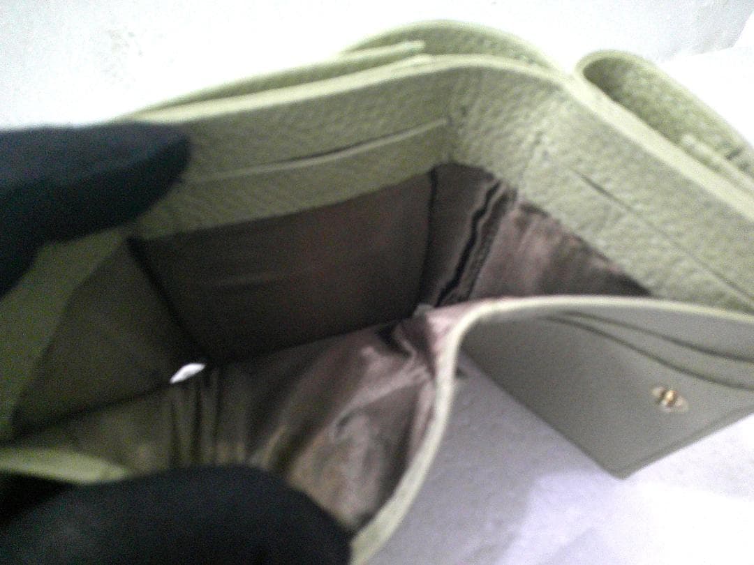 ★未使用 HASHIBAMI ハシバミ 財布 ステッチWフェイス ミニウォレット