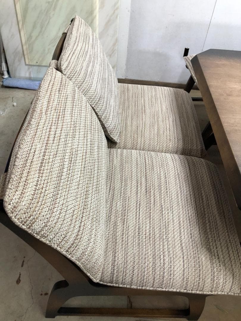 ナフコ　ホノカ　リビングダイニング　6点セット　ブラウン　250325-1