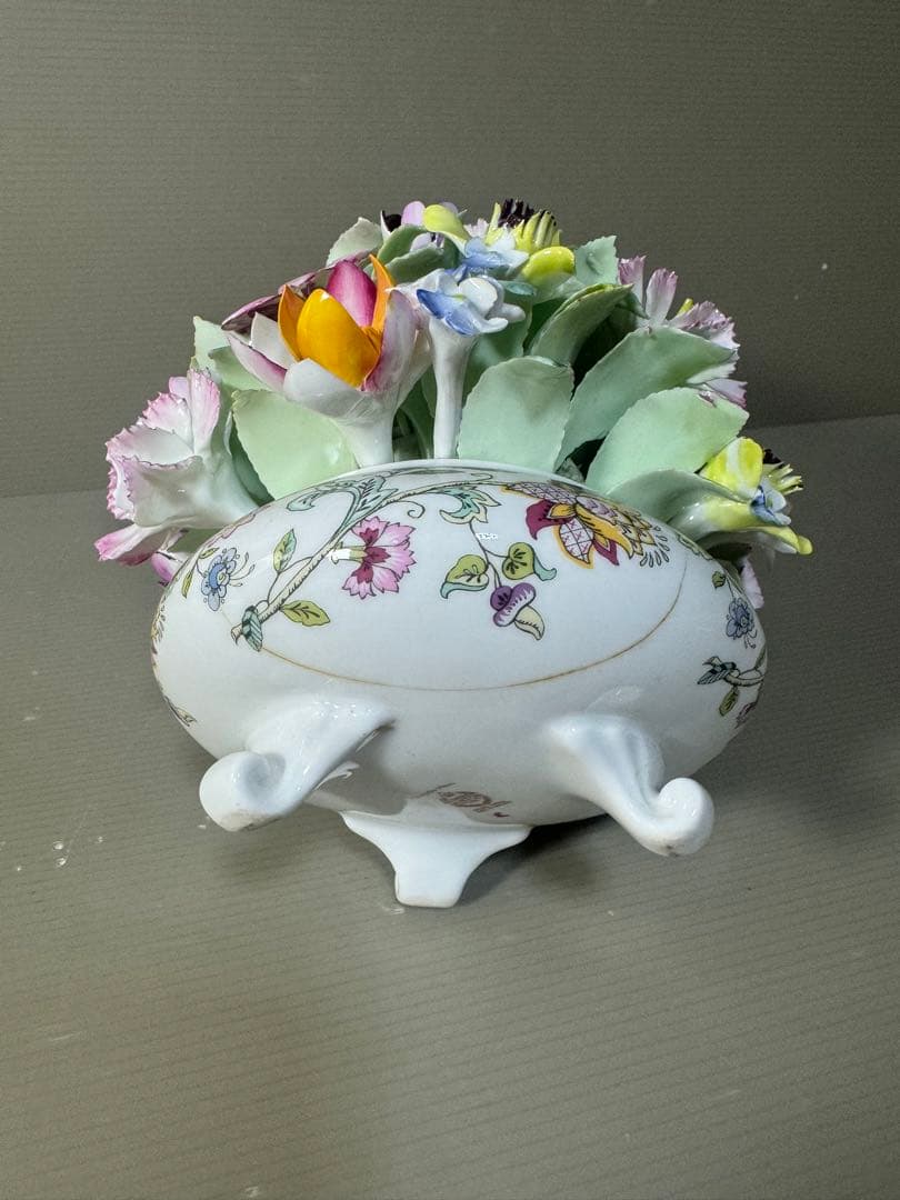 2504 ミントン　ハドンホール　陶花　フローラル