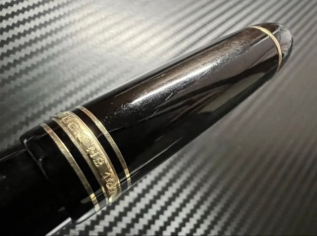 モンブラン マイスターシュテュック 149 万年筆 18K 中白 M エボ芯