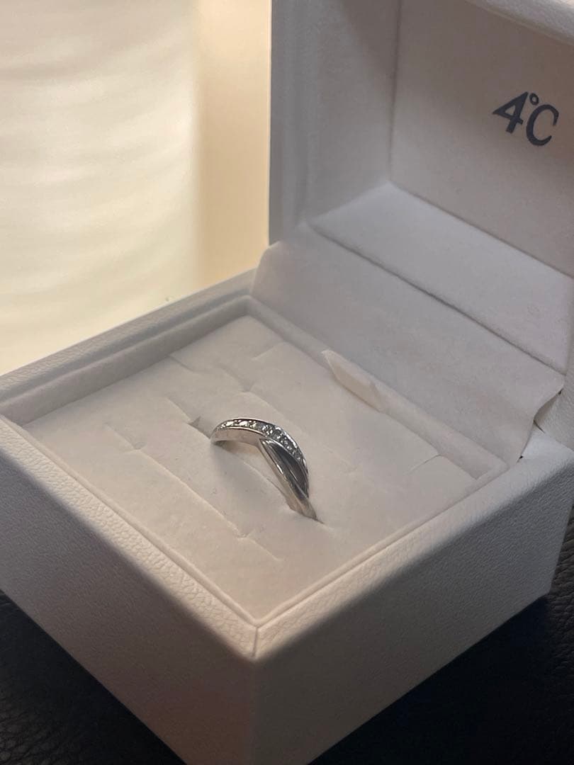 4℃ プラチナ リング