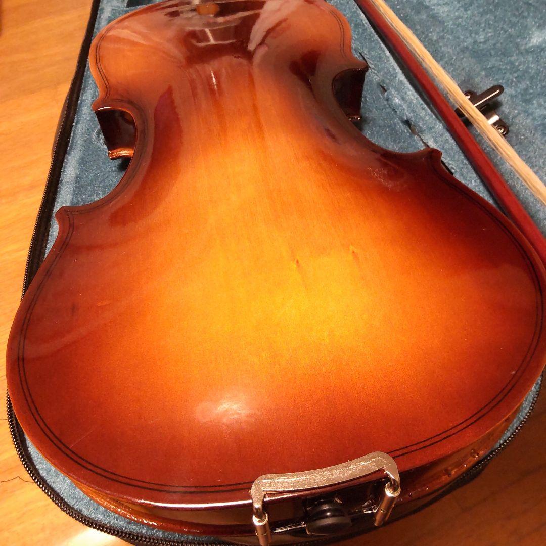 新品！格安！フルサイズバイオリン( 4/4) 本体 茶色 ハードケース付き