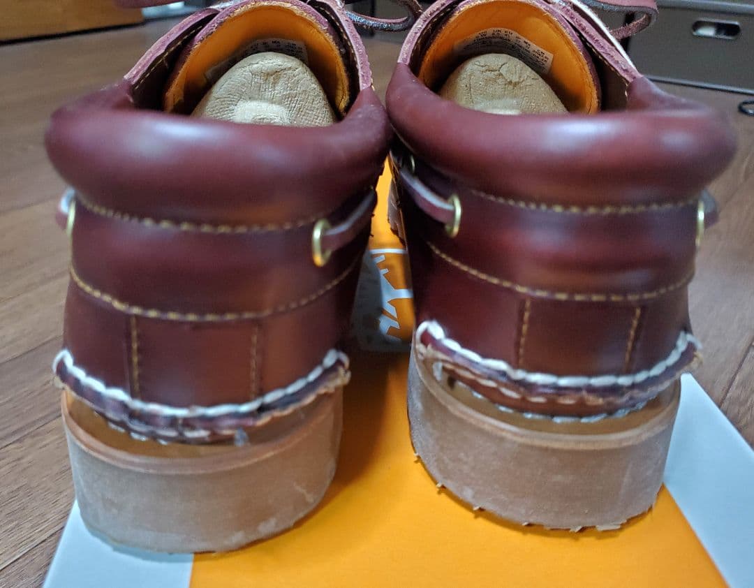 超美中古 Timberland 3eyelet バーガンディUS9 27cm