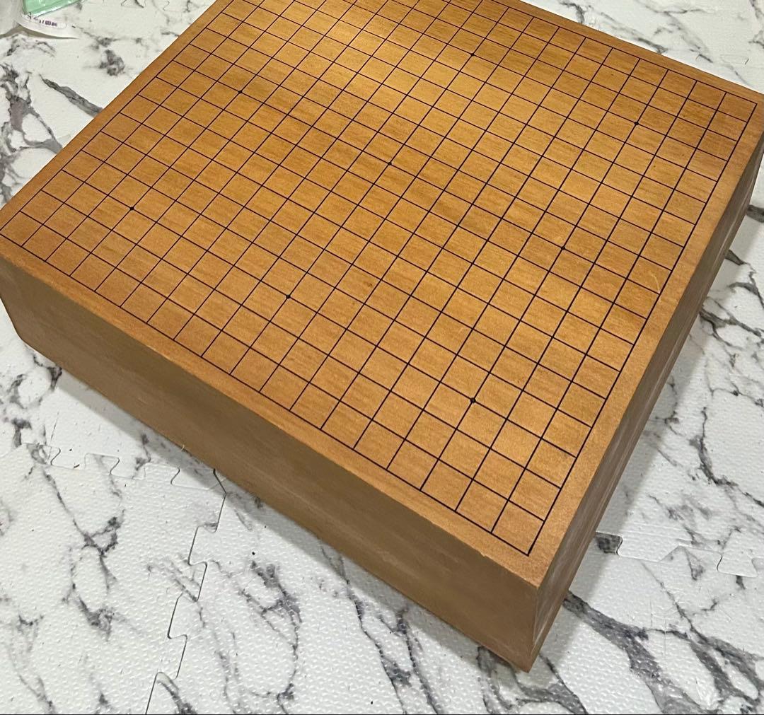 木製囲碁盤 【高級碁盤セット】足付碁盤 高さ27cm