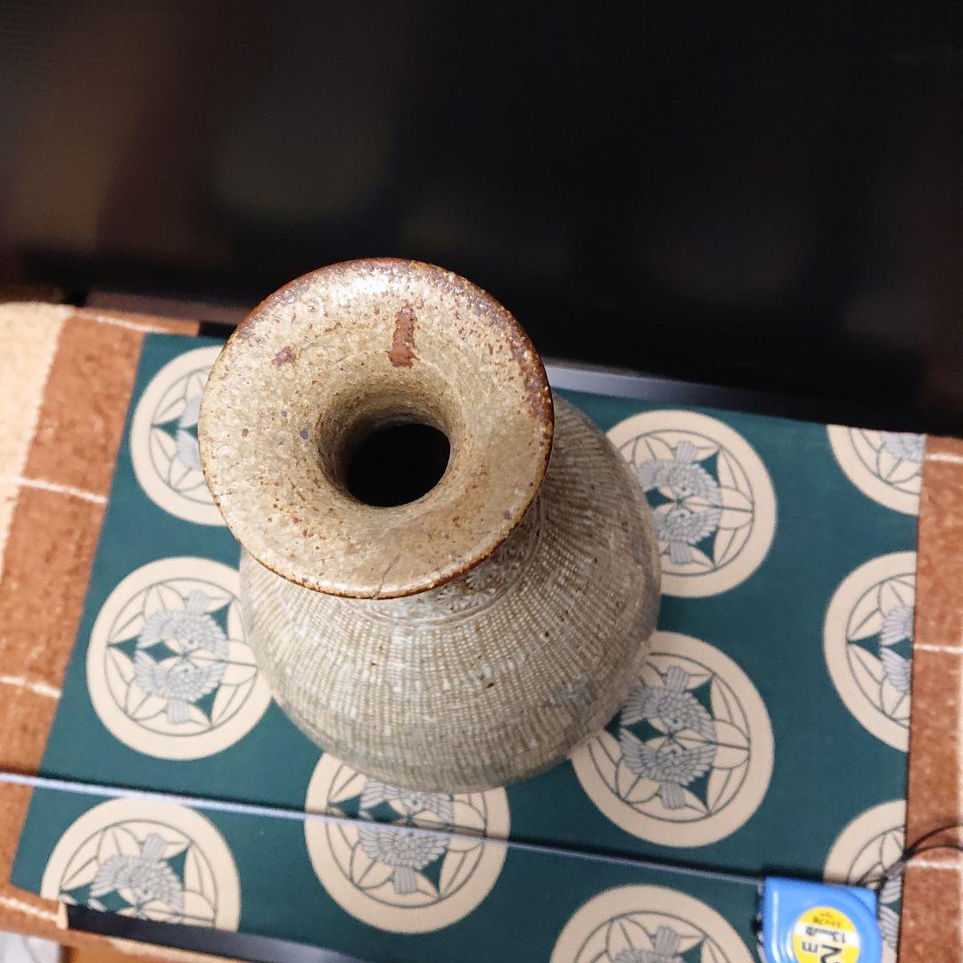 李朝、花三島壺、時代物、花瓶