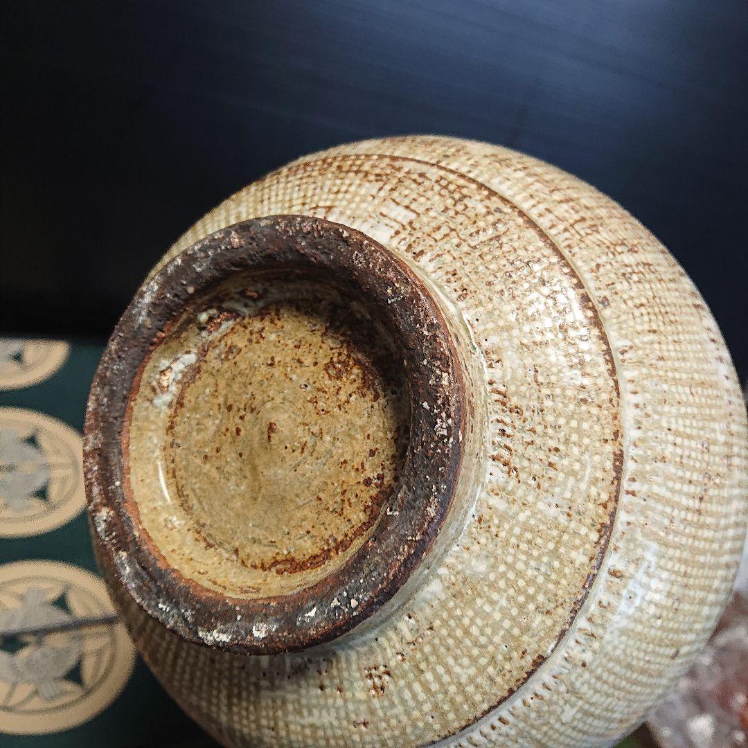 李朝、花三島壺、時代物、花瓶