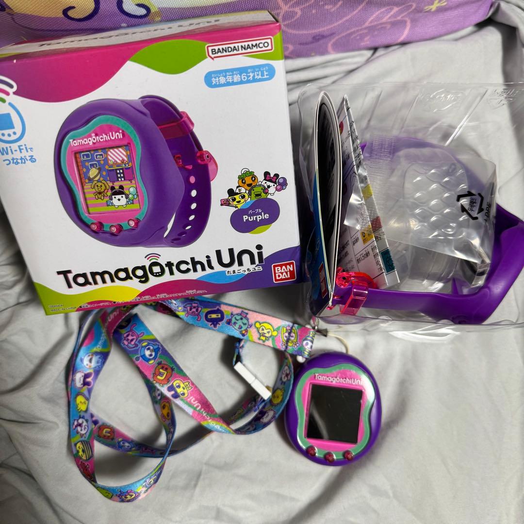 たまごっちuni 本体　付属品あり　可哀想に