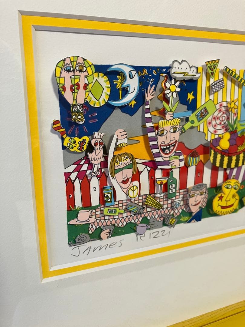 James Rizzi シルクスクリーン FOLLOW THE SUN