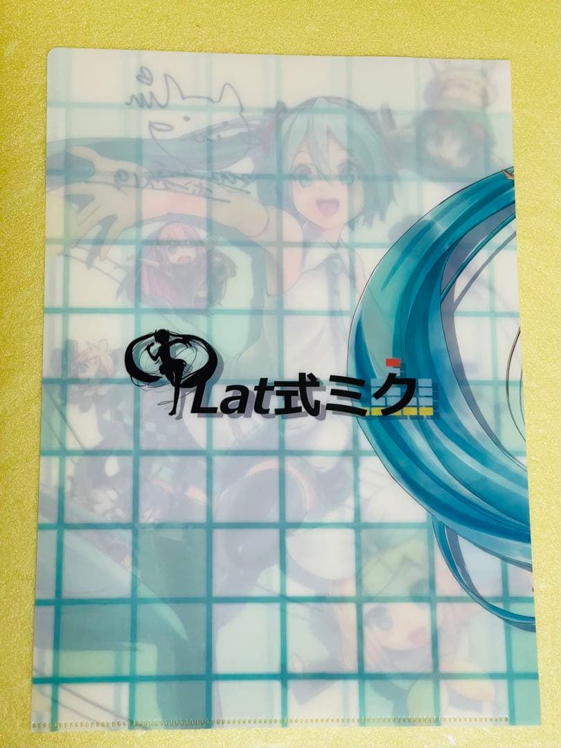 ⑨初音ミク　PLAT クリアファイル