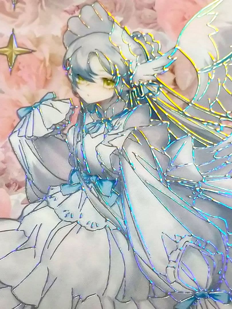 J434＃青鸟之语(镭射银)遇光切り売り海外人物マステ女の子