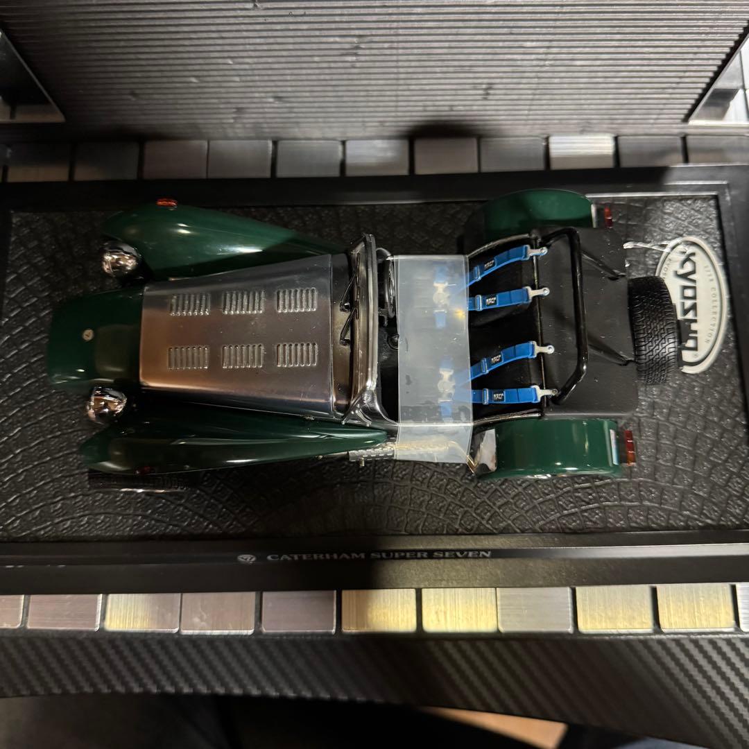 絶版未展示品 京商 1/18 ケーターハム スパー セブン グリーン