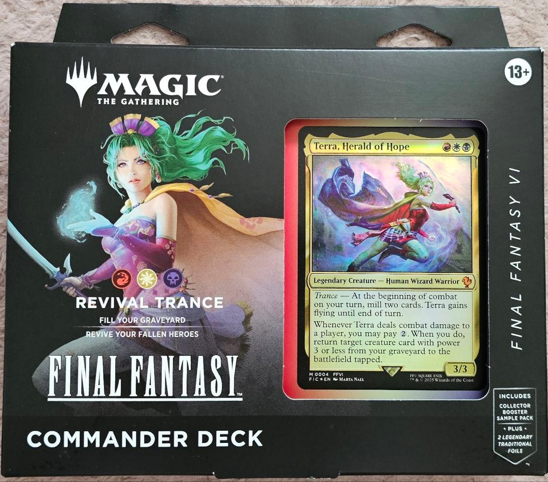 MTG FF プレイ・ブースター(日本版) 統率者デッキ(英語版) セット