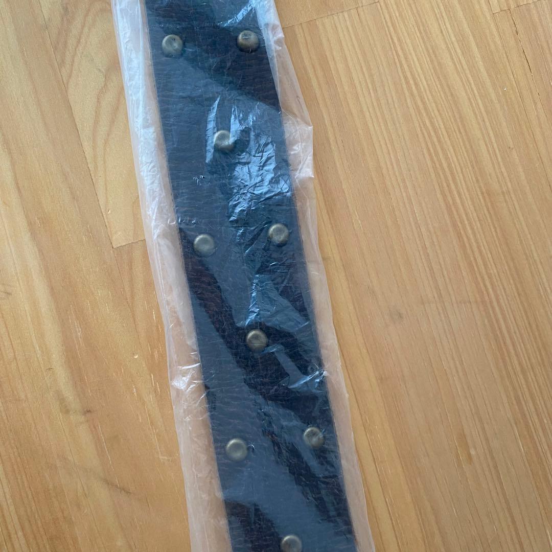 【新品】RRL ダブルアールエル　スタッズベルト　イタリア製　本革　キムタク