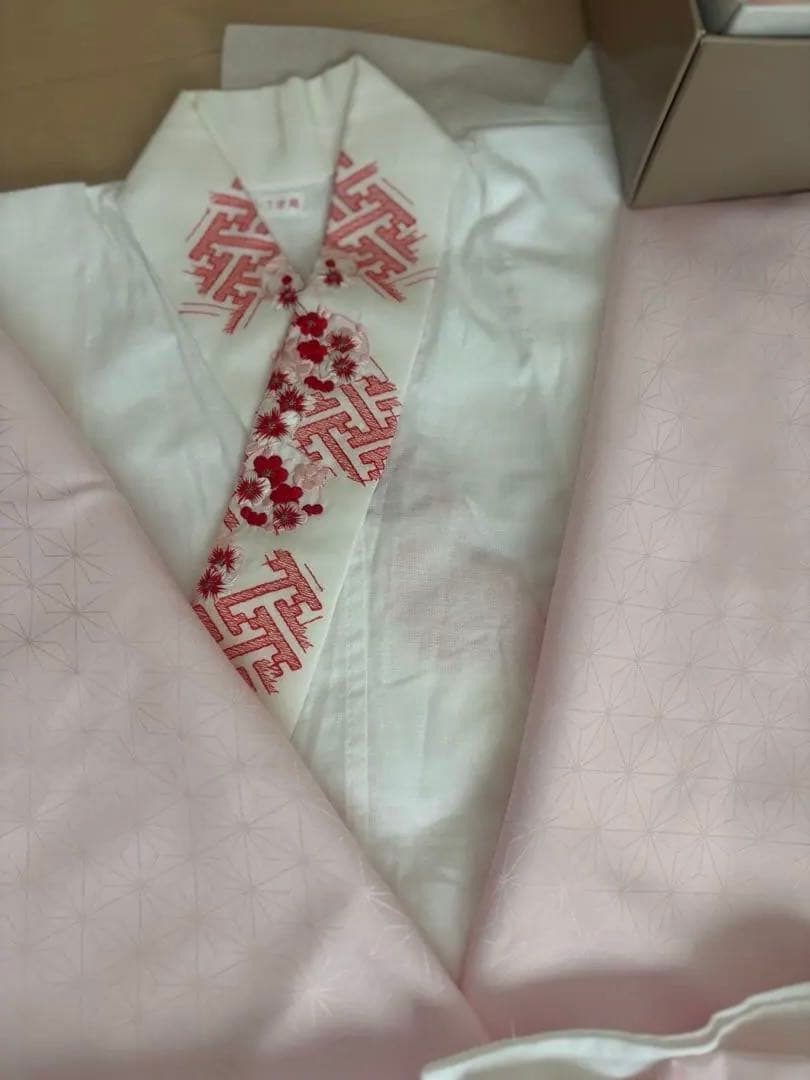 七五三 伝統的な着物セット　高級　浜縮緬　浜ちりめん