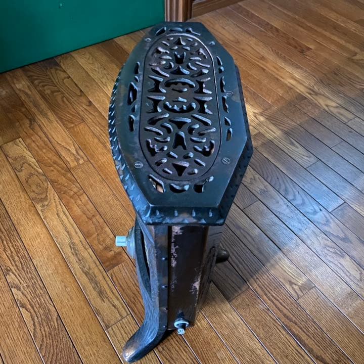 電気ストーブ　ビンテージ　ジャンク　昭和レトロ　オブジェ　店舗什器