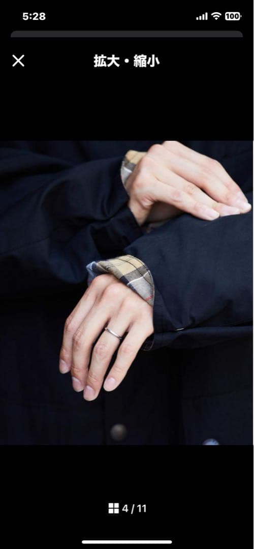 早い者勝ちです！専用無し。Barbour ブラック42