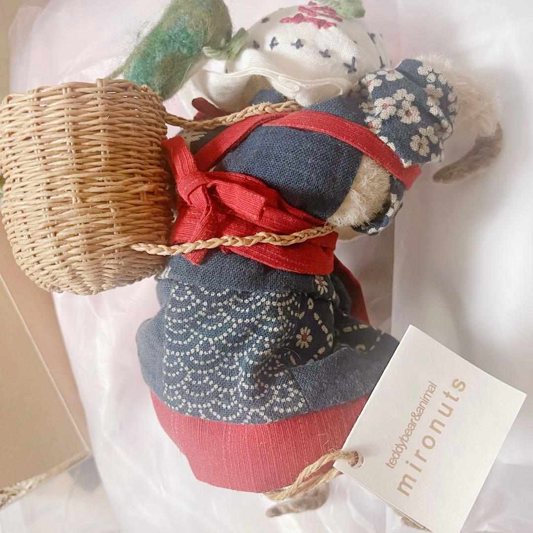 mironuts 作家 クマ テディベア ハンドメイド ぬいぐるみ