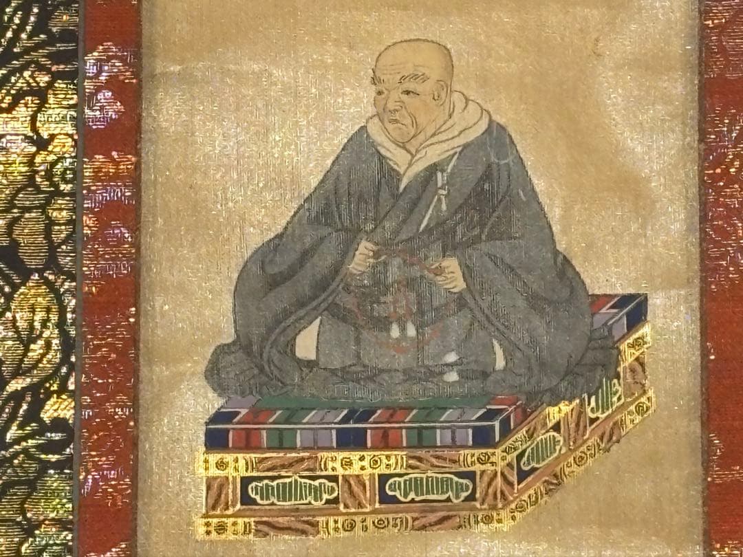 「方便法身尊形・親鸞聖人・法然上人」達如 三幅対|木版画 浄土真宗 本願寺