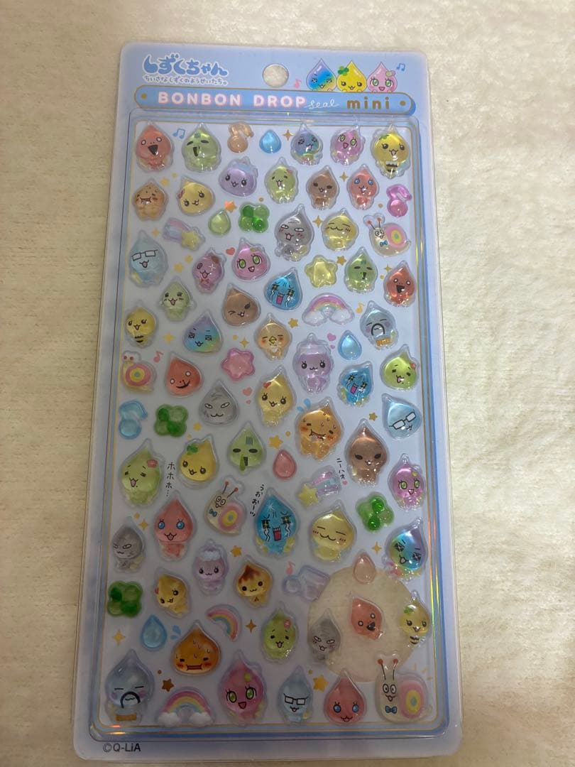 【正規品】ボンボンドロップシールミニ サンリオ＋しずくちゃん＋サンリオステッカー